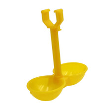 Chicken Drinking Tool Auto Water Feeder Double Hanging Cup 10 Pack Safe Poultry Feeders