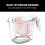 Cuisinart Cuisinart Nesting Liquid Measuring Cups Clear 3-Piece CTG-00-3MC 3