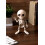 Crazy Bonez Halloween skelet figur til indend?rs udend?rs dekoration 7"""" 2