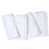 Conjunto de 4 Guardanapos de Jantar de Algodão Branco Ramanta Home 20X20 Polegadas 1