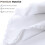 Conjunto de 4 Guardanapos de Jantar de Algodão Branco Ramanta Home 20X20 Polegadas 5