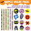 JOYIN 108PCS Crayons d'Halloween avec Gomme, Set de Papeterie Coloré 2