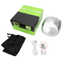(Silver UK Plug) LED-Haarausfall-Helm zur Haarwuchsbehandlung