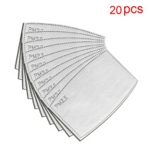 20Pcs Disposable Carbon Filter Face Shield