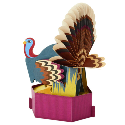 Cartão Pop-Up de Ação de Graças Hallmark (Peru) 1
