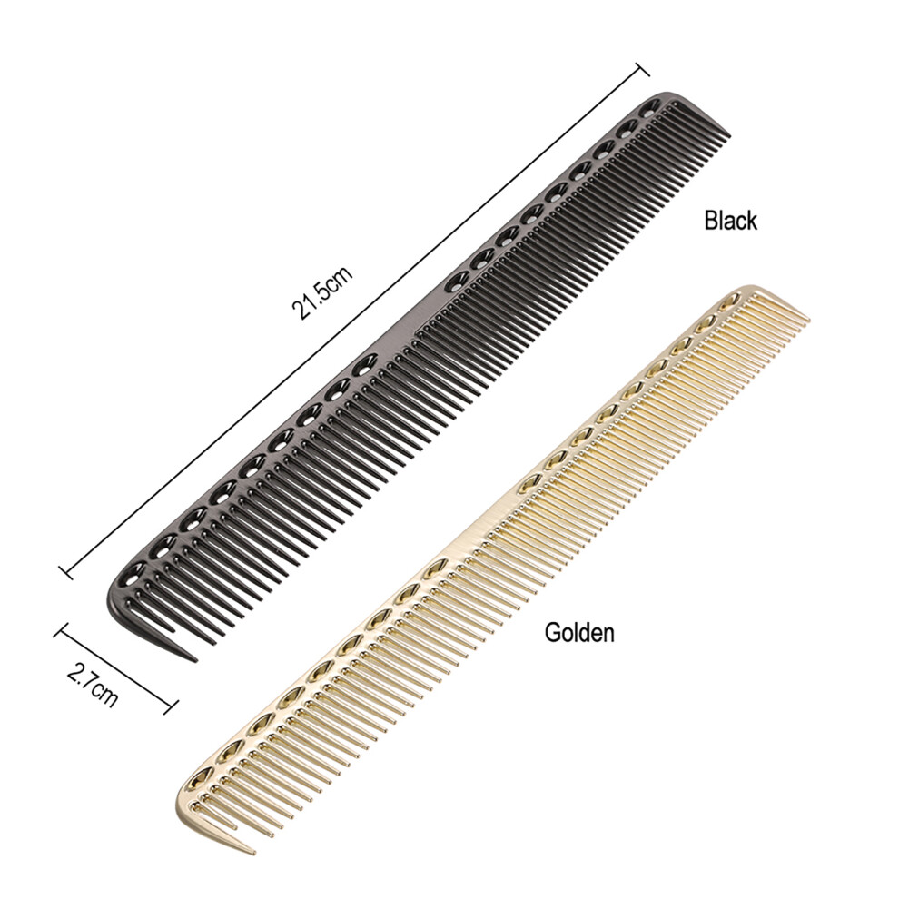 Space Aluminum Hair Comb Professional Salon Cutting Black