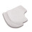 2x Silicone Hielsokken Melkwit 1