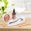 4Pcs Men Beard Growth Kit: Roller+Oil+Balm+Comb 5