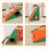 Cat Scratcher Triangular Felt Board Climbing Mat Green Claw Sharpening Tools for Kitten Training and Playing Relaxing 4
