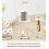 Yamazaki Bath Rack, Steel, White, One Size 5