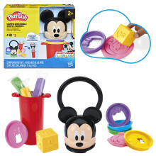 Play-Doh Disney Junior Mickey Mouse Clubhouse Happy Ensemble de jouets empilables Jouets prscolaires Arts et artisanat Cadeaux pour enfants de 2