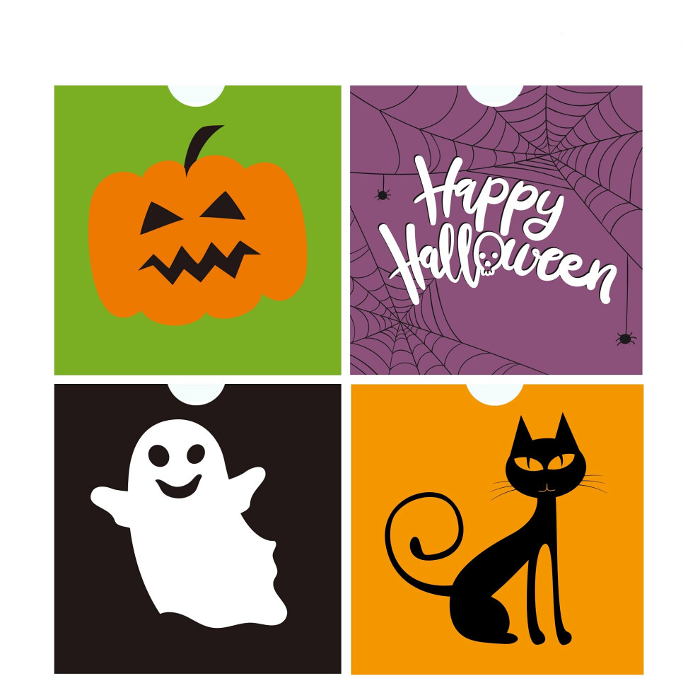 iFUNow 72 Pack Halloween Bags - Goodie Candy Treat Goody Party Favors & Trick or Treat Bags for Parties-image-OPC-PMMJMRN-NEW