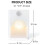 LED Motion Sensor Night Light, Self-adhesive Wall Light with Warm Color LEDs, Motion Sensor, Light Sensor, Energy Efficient for Bedroom, Bathroom, Kit 2