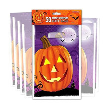 Kangoeroe 50 stuks Jack O Lantern Pompoen Halloween-traktatiezakjes met handvatten - Snoepzakje voor kinderen Feestartikelen Spookachtige geschenken