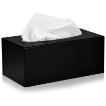 Alpine Industries Acryl Rechthoekige Gezichtsdoekjes Dispenser Box - Moderne Plastic Papieren Handdoekhouder voor Auto Keuken Aanrecht Badkamer & Win