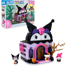BLDR Hello Kitty and Friends Kuromis Haunted House-bygges?t - Hello Kitty Kuromi & My Melody Minifigures - Gave til b?rn og Sanrio-fans i alderen
