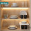 GEEZY Stackable Insert Shelf Kitchen Cabinet Storage Organiser Rack Stand 6