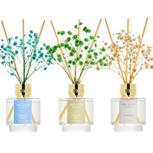 Airkeep Riet Diffuser Set van 3, Jasmijn Munt Gardenia Freesia Peer Olie Diffusers voor Aromatherapie