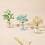 Airkeep Riet Diffuser Set van 3, Jasmijn Munt Gardenia Freesia Peer Olie Diffusers voor Aromatherapie 3