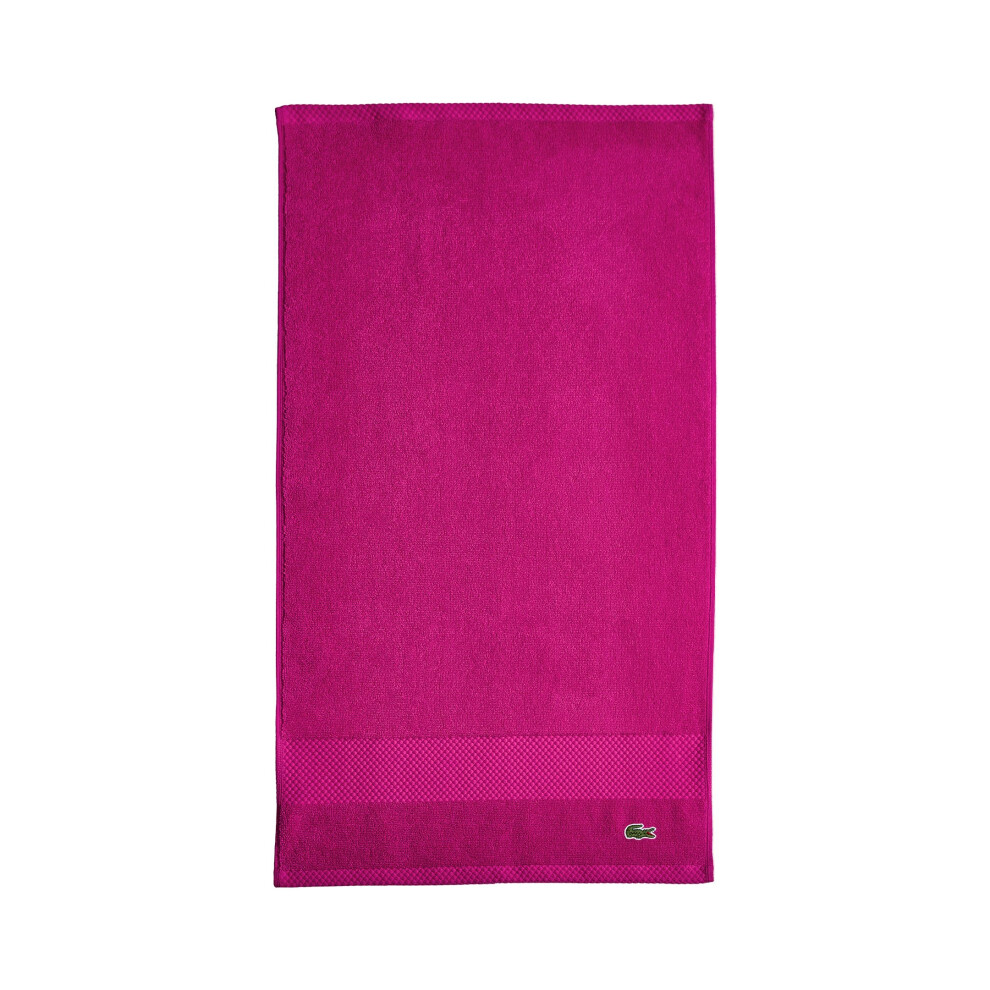 Lacoste Heritage 100% Supima Cotton Hand Towel Magenta 16"""" x 30"""" - Highly Absorbent & Quick Drying Premium Super Soft Bath Towel Bathroom Essen-image-OPC-PMMJNWY-NEW