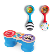 Baby Einstein First Tunes Drum & Shakers Muzikale cadeauset met maracas en speelgoeddrum vanaf 6 maanden