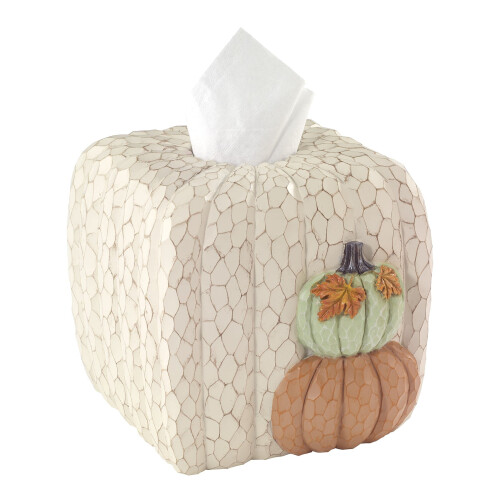 Avanti Linens - Tissue Box Cover Fall Inspired Home Decor (Grateful Patch Collection) 1