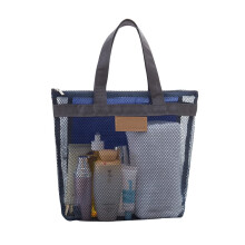 Pebipoo Bolsa de Chuveiro em Rede, Tote Portátil Secagem Rápida com Zíper e Bolso Interior, Organizador Leve para Banheiro de Dorm