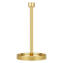 Soporte para toallas de papel para encimera Ivilon - Diseρo minimalista con tapa final moderna - Color dorado pulido