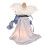 Topper de Árvore Angelical Azul Delft com Ouro - 12 Polegadas e 10 Luzes 4