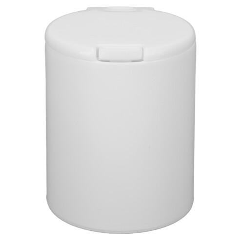 Wattepad-Behälter, staubdicht, Press-Design, rund, 2