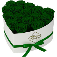GLAMOUR BOUTIQUE Konservierte Rosen in einer Box Geschenke fόr Ihre Frau und Mutter, Rosenblumen fόr immer, Dekoration fόr Geburtstagsgeschenk,