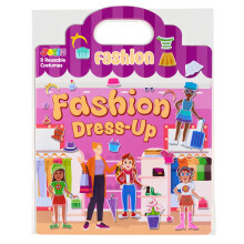 JOYIN Fashion Dress-Up Reusable Sticker Book for Toddlers 3D Sticker Book for Kids 3 4 5 Travel Essentials Airplane Activity Toys Crafts Gifts B