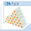 Bates - Capas de Rolo de Pintura de 4 Polegadas, 24 Pack, 1/2" Nap, Listras Verdes, Microfibra 2