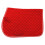 Almofada de Selim Ingles EquiRoyal com Algodão Quilted, Vermelha 1