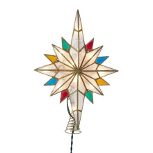 Kurt S. Adler 10-flammige Bethlehem Capiz Star Multi-Tip Treetop