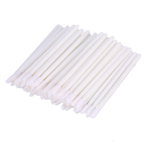 50PCS Set Disposable Lip Brush Lipgloss Applicator White