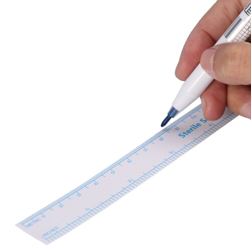 2Pcs Surgical Tattoo Marker with Rulers 2