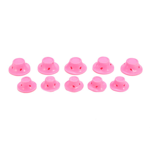 10pz Set Rulli Morbidi in Silicone per Capelli