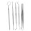 RVS Tandarts Explorer Set Hygiëne Gereedschap 5