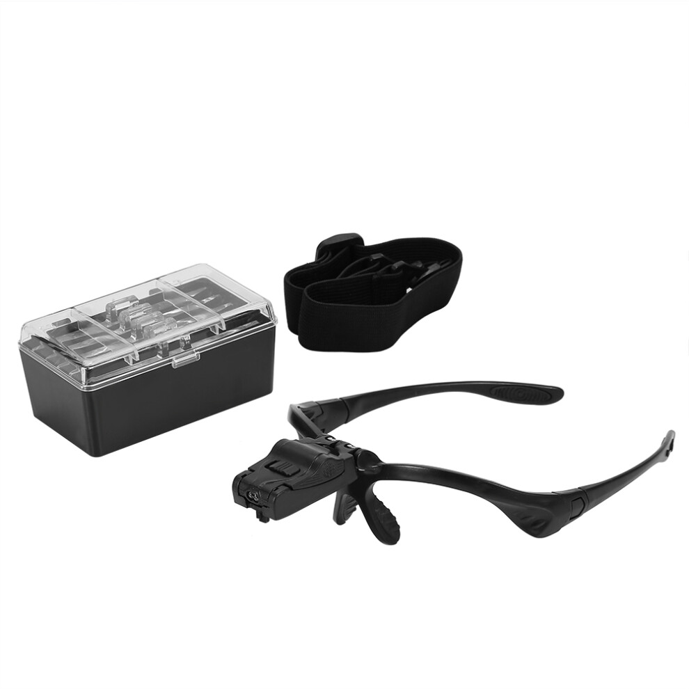 LED Headband Magnifying Loupe for Jeweler Watch Repair