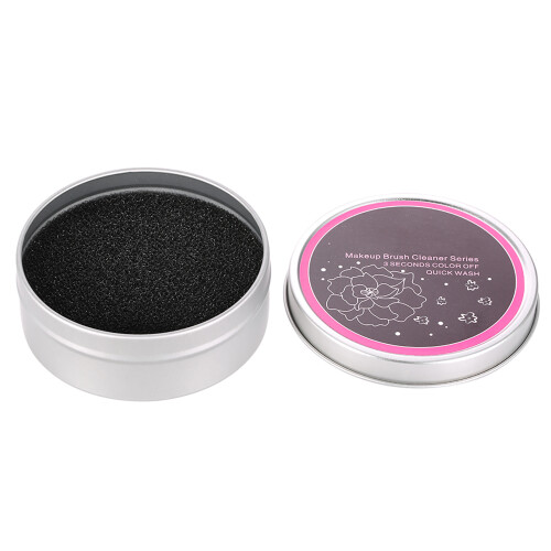 Color Cleaner Makeup Brush Dry Clean Sponge Swiftly Switch Box Tool 1