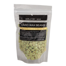 100g/Bag No Strip Hard Wax Hair Removal Waxing Beans (Green Tea)
