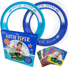 Activ Life Flying Rings for Kids Fun Beach Toys Gifts for Boys Girls Teens Cool Family Outdoor Games Play at Swimming Pool Playground Basket Fi