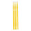 100PCS/Bag Lady Micro Disposable Extension Mascara Brush Yellow 2