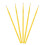 100PCS/Bag Lady Micro Disposable Extension Mascara Brush Yellow 3