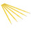 100PCS/Bag Lady Micro Disposable Extension Mascara Brush Yellow 4