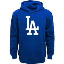 Outerstuff MLB Kids 8-20 Moletom Fleece Alternativo Logo Primário - Los Angeles Dodgers Azul (8)