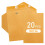 Pacote com 20 Envelopes Manilha 10x13 Polegadas, Envelopes Kraft com Fecho e Selagem Gummed, 28lb 1