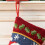 Glitzhome Glitzhome Meia de Natal Bordada de 19" para Decoração de Natal 4