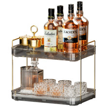 Bandeja de Whisky Seoneiro, Suporte para Copos, Organizador de Canecas, com Tabuleiro para Copos Decorativos